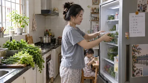 Nhà có con nhỏ: giữ rau tươi 7 ngày, phòng bé mát mà nhẹ điện