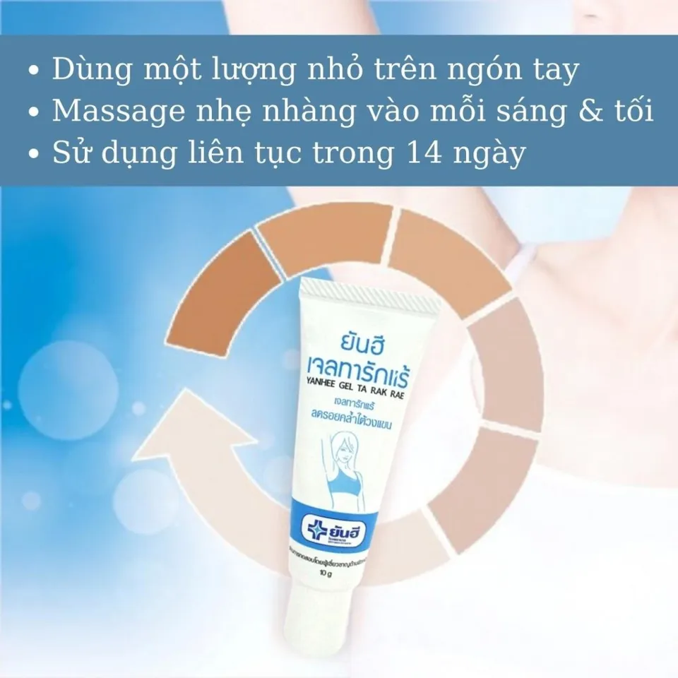 Ảnh bài viết Kem trị thâm nách Yanhee có tốt không? Thành phần + cách dùng đúng