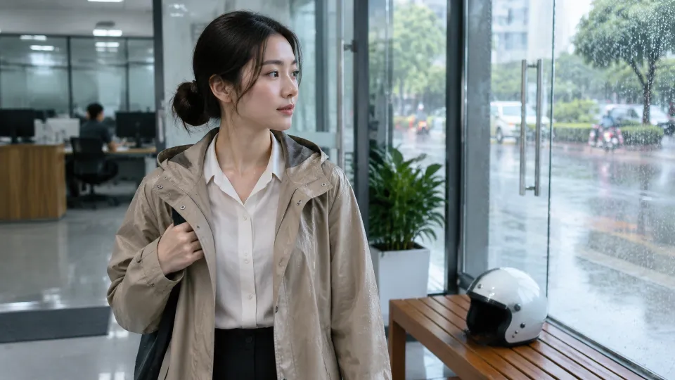 Ảnh bài viết Tóc công sở mùa mưa: Giữ nếp tóc gọn và chăm sóc da đầu thoáng sạch khi di chuyển