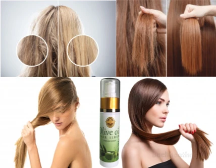 Serum dưỡng tóc hư tổn ngăn rụng tóc Olive Oil Hair Serum Thái Lan ảnh 10