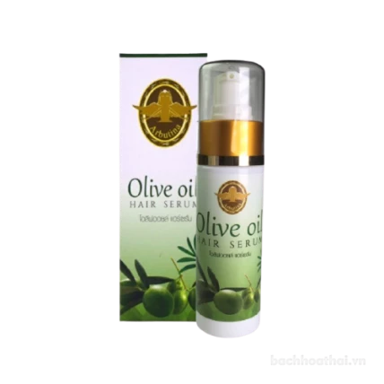 Serum dưỡng tóc hư tổn ngăn rụng tóc Olive Oil Hair Serum Thái Lan ảnh 1