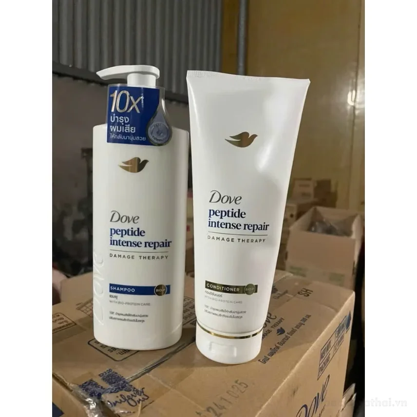 Dầu gội Dove IPeptide Intense Repair Shampoo phục hồi tóc ảnh 5