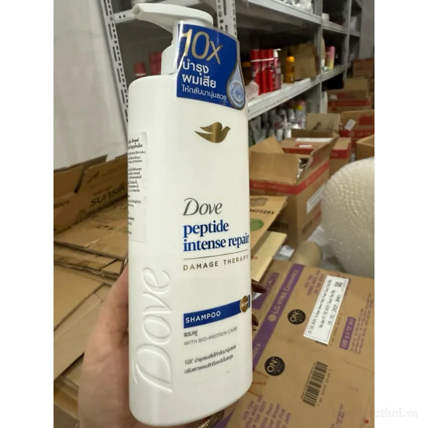 Dầu gội Dove IPeptide Intense Repair Shampoo phục hồi tóc ảnh 7