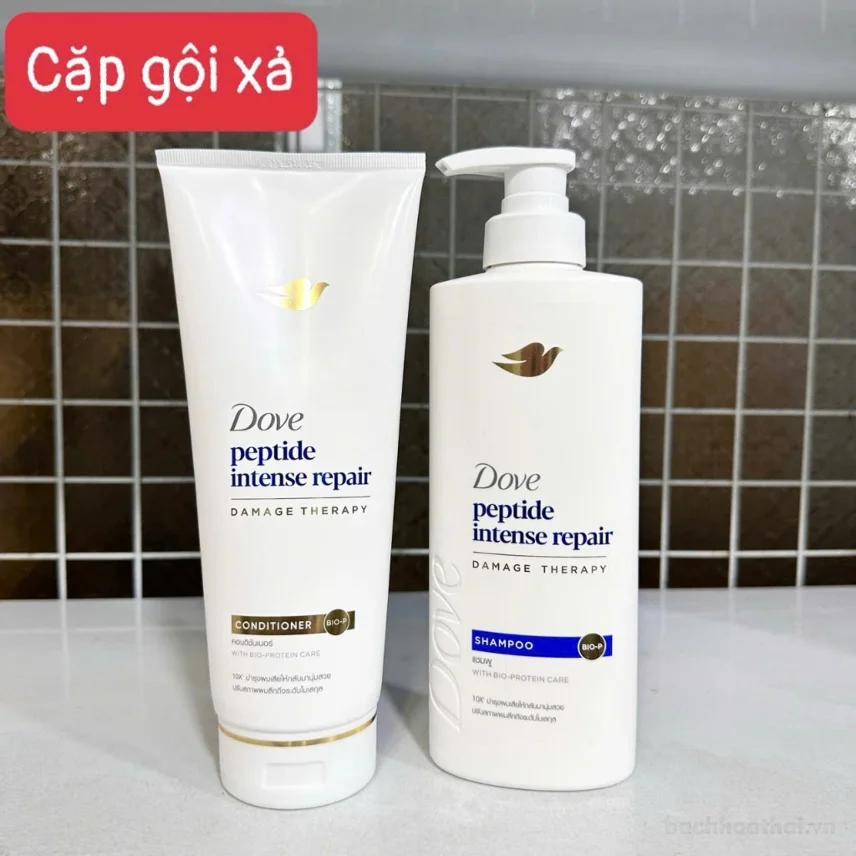 Dầu xả Dove Peptide Intense Repair Thái Lan 350ml ảnh 12