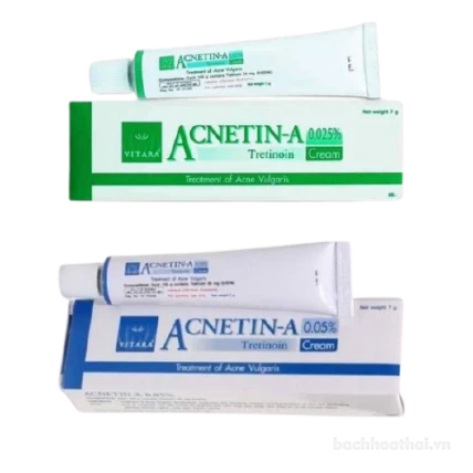 Kem trị mụn ẩn Acnetin-A Cream Tretinoin Thái Lan ảnh 1