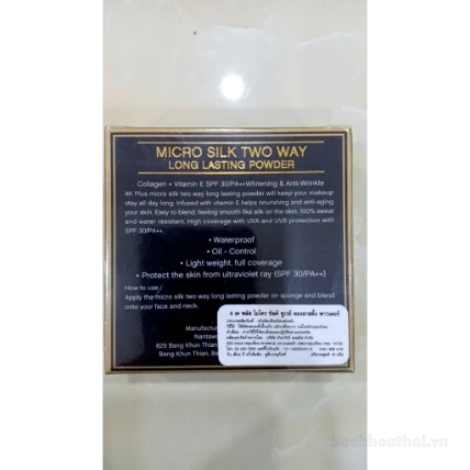 Phẩn phủ chống thấm nước 4K Plus Micro Silk Two Way ThaiLand ảnh 9