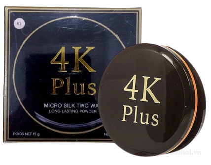 Phẩn phủ chống thấm nước 4K Plus Micro Silk Two Way ThaiLand ảnh 1
