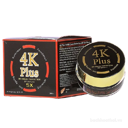 Kem nền chống nắng trắng da 4K Plus 5X BB Cream Protection SPF 50 PA+++ Thái Lan ảnh 1
