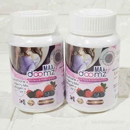 Viên uống trắng da nở ngực Maxi Doomz ảnh 3