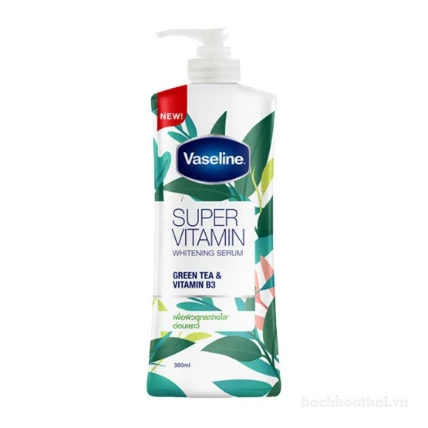 Sữa dưỡng thể trắng da Vaseline Super Vitamin Whitening Serum ảnh 4
