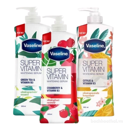 Sữa dưỡng thể trắng da Vaseline Super Vitamin Whitening Serum ảnh 1