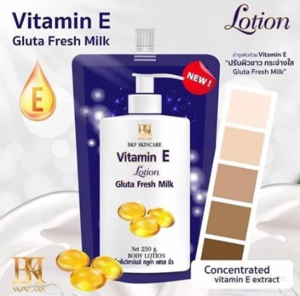 Sữa dưỡng thể Vitamin E Lotion Gluta Fresh Milk Thái Lan ảnh 7