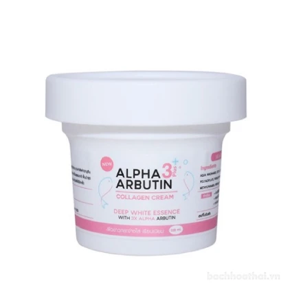 Kem dưỡng thể trắng da Alpha Arbutin 3+Plus Collagen Cream Thái Lan ảnh 6