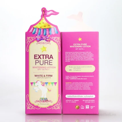 Dưỡng thể trắng da siêu chống nắng Extra Pure White Lotion SPF 100 PA++ ảnh 2