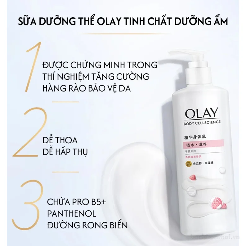 Sữa dưỡng thể Olay Body Cellsicence dưỡng sáng cấp ẩm 260g - Bản Trung ảnh 2