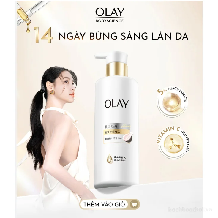 Sữa dưỡng thể Olay Body Cellsicence dưỡng sáng cấp ẩm 260g - Bản Trung ảnh 14