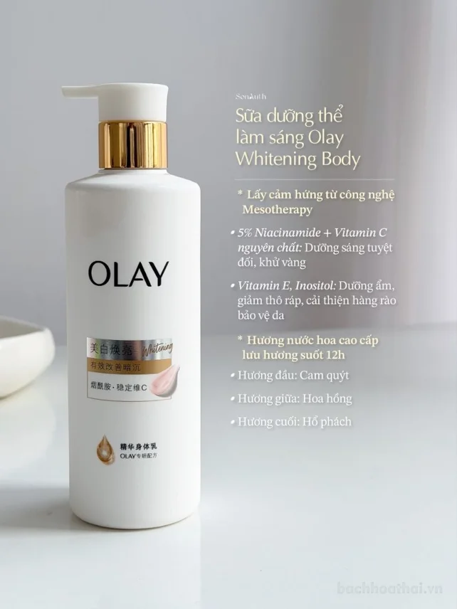 Sữa dưỡng thể Olay Body Cellsicence dưỡng sáng cấp ẩm 260g - Bản Trung ảnh 18