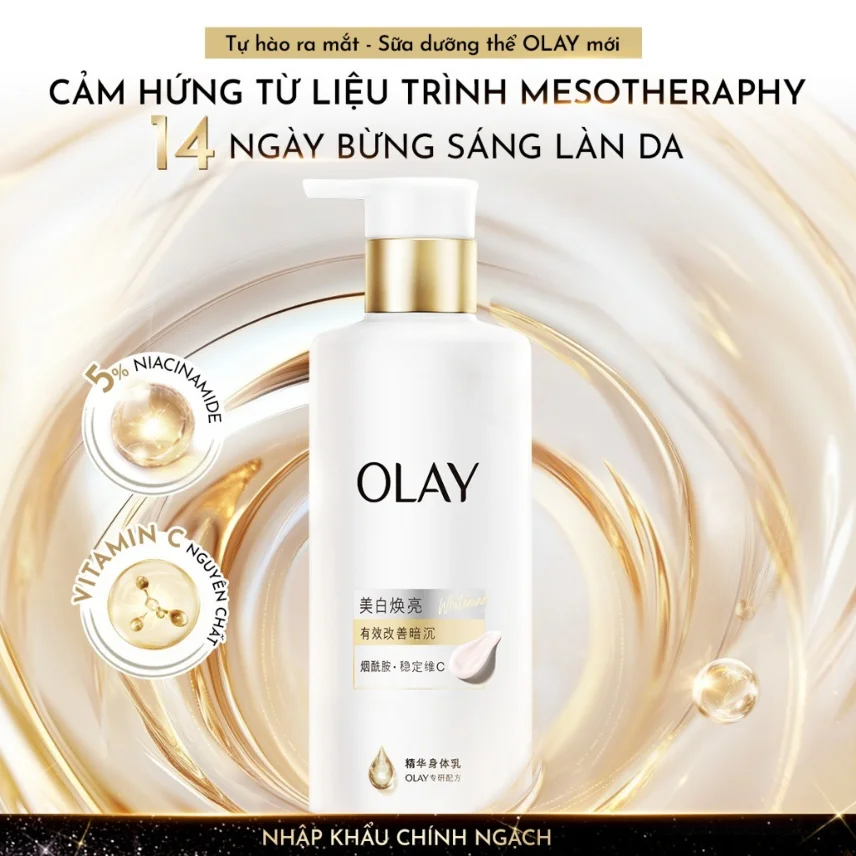 Sữa dưỡng thể Olay Body Cellsicence dưỡng sáng cấp ẩm 260g - Bản Trung ảnh 5