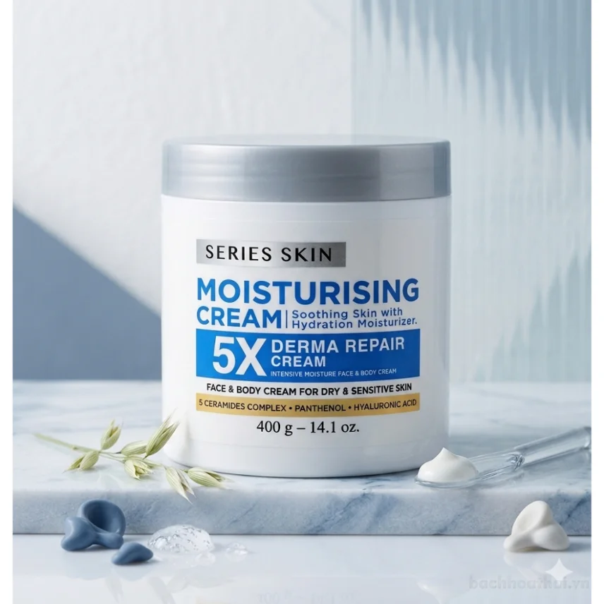 Kem dưỡng ẩm SERIES 5X DERMA REPAIR CREAM  400gr ảnh 3