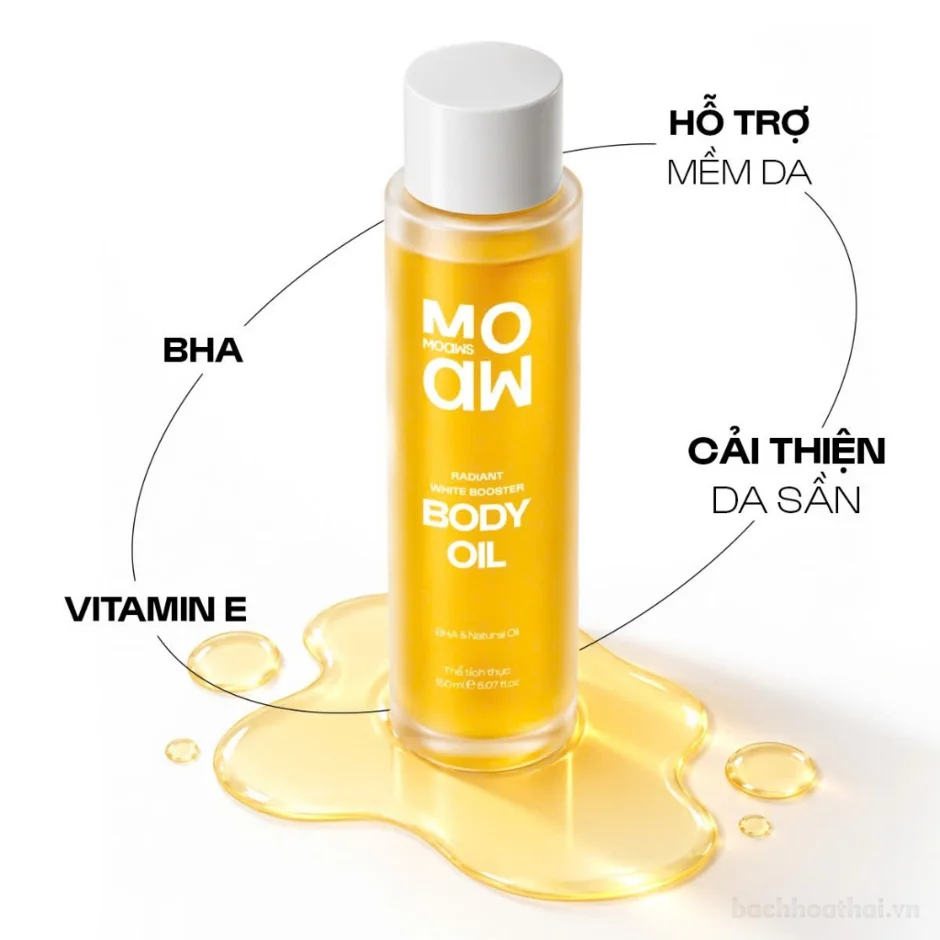 Dầu dưỡng da Body Oil MOAW MOAWS 150ml ảnh 7