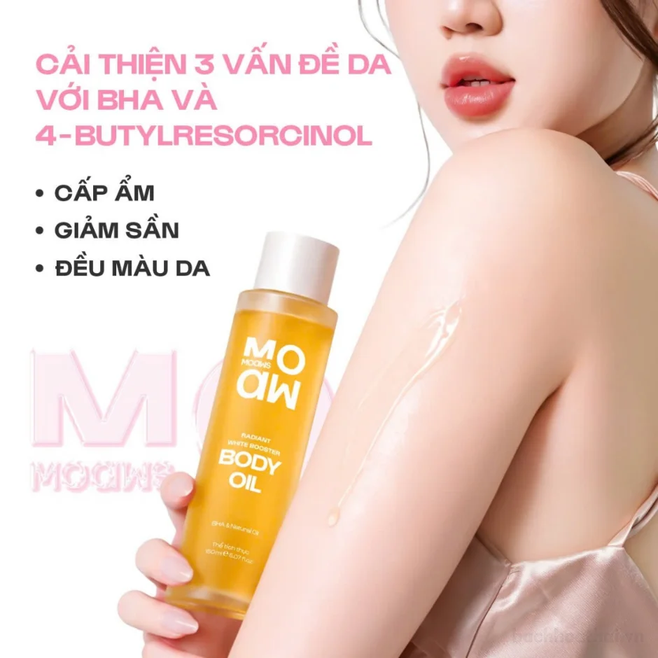Dầu dưỡng da Body Oil MOAW MOAWS 150ml ảnh 8