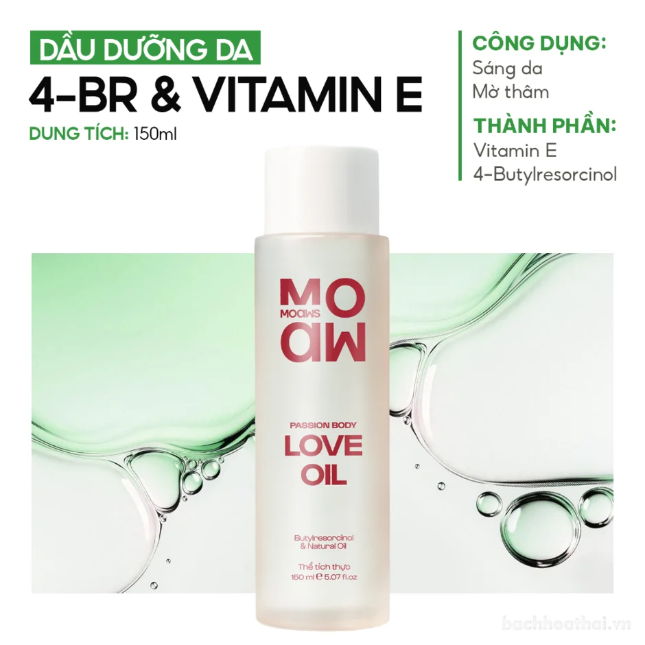 Dầu dưỡng da Body Oil MOAW MOAWS 150ml ảnh 13