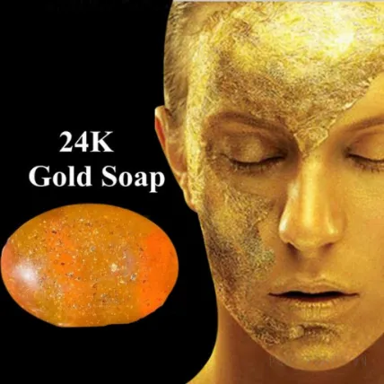 Xà phòng trắng da vàng Gold 24K Soap Thái Lan ảnh 5
