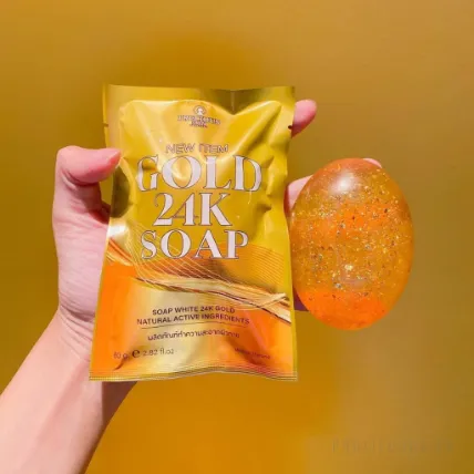 Xà phòng trắng da vàng Precious Skin Gold 24K Soap Thái Lan ảnh 9