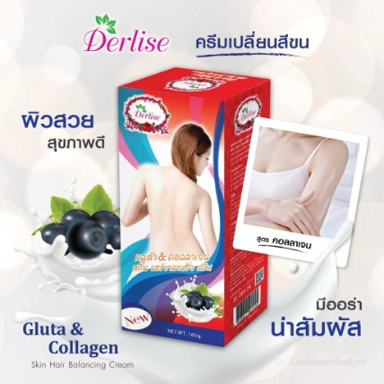 Tắm trắng da mờ thâm Derlise Balancing Cream ảnh 9