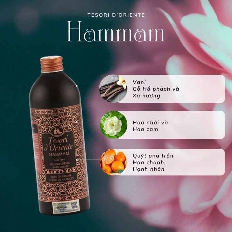 Sữa tắm Tesori D'Oriente Ayurveda hương hước hoa Ý 500ml ảnh 17