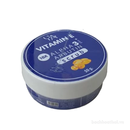 Tẩy tế bào chết Ya VITAMIN E Alpha Arbutin 3 Plus Scrub ảnh 1
