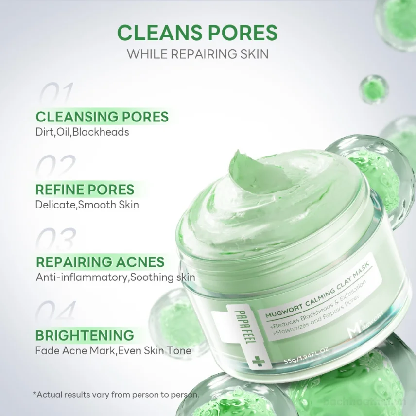Mặt nạ đất sét làm sạch sâu Papa Feel Alaska Volcano Deep Cleansing Clay Mask ảnh 10