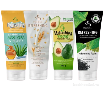 Sữa rửa mặt sáng da Refreshing Whitening Foam Thái Lan ảnh 1