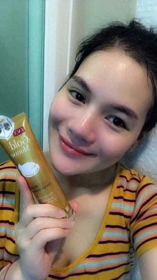 Sữa rửa mặt từ vàng và bột ngọc trai Facy Gold Mousse Thái Lan ảnh 7
