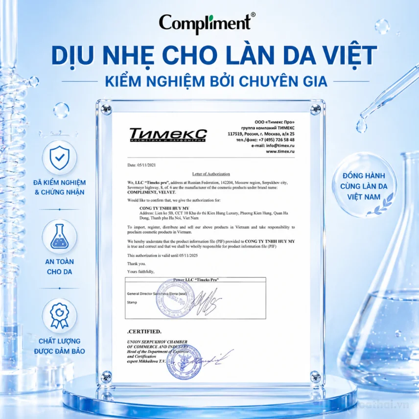 Nước tẩy trang Compliment Micella Water làm sạch sâu dành cho da mụn, nhạy cảm 400ml ảnh 2
