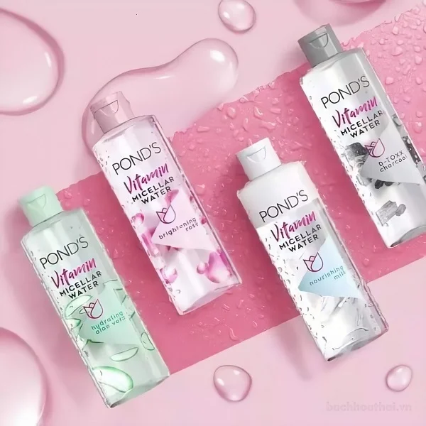Nước tẩy trang dưỡng sáng Pond's  Micellar Miracle Warter 235ml ảnh 12