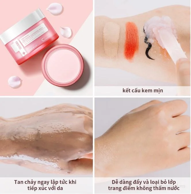 Kem tẩy trang Papa Feel Ceramide Ice Cream Cleansing Balm 40gr ảnh 11