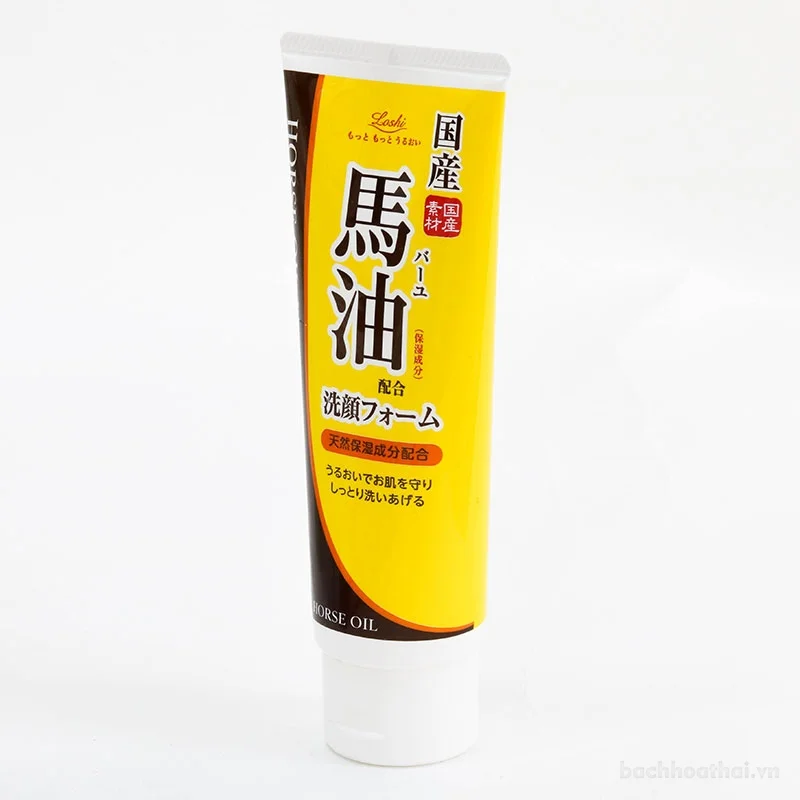Sữa rửa mặt dầu ngựa LOSHI HORSE OIL sạch sâu dưỡng ẩm 130gr ảnh 4