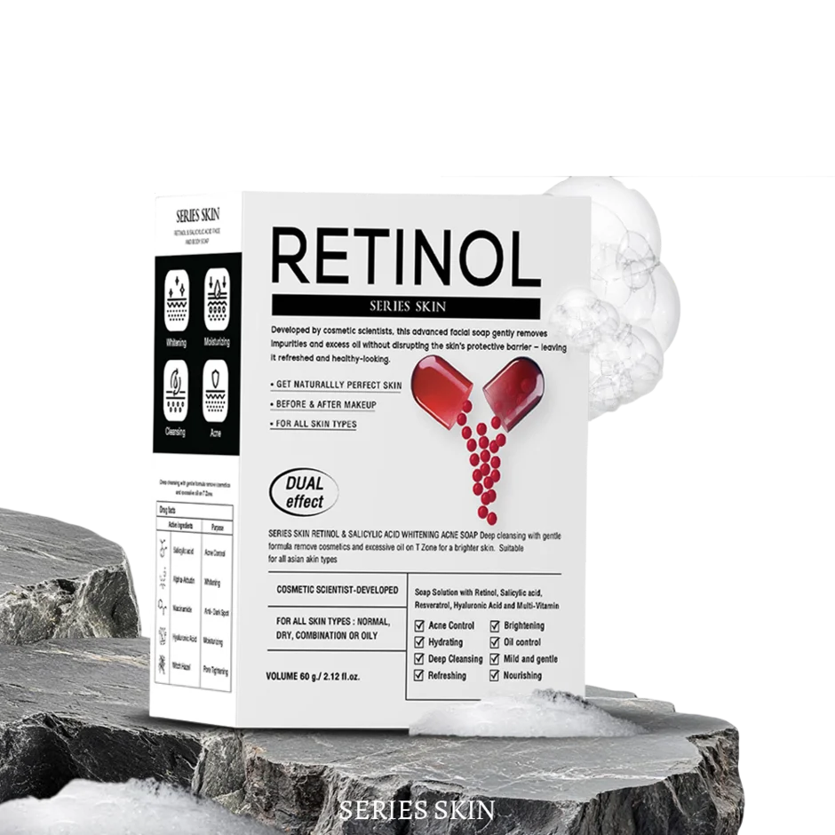 Xà phòng rửa mặt DARA CREAM Series Skin với Retinol & Salicylic Acid 60gr ảnh 1
