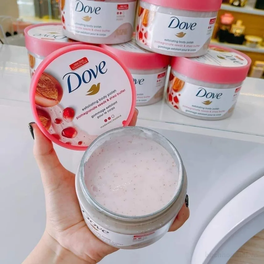Tẩy tế bào chết dưỡng ẩm Dove body scrub 280gr ảnh 7