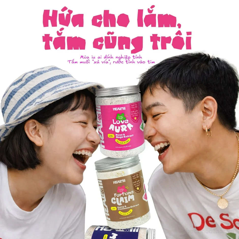 Muối tắm tẩy da chết thảo mộc tự nhiên HEALMII Scrub ảnh 3