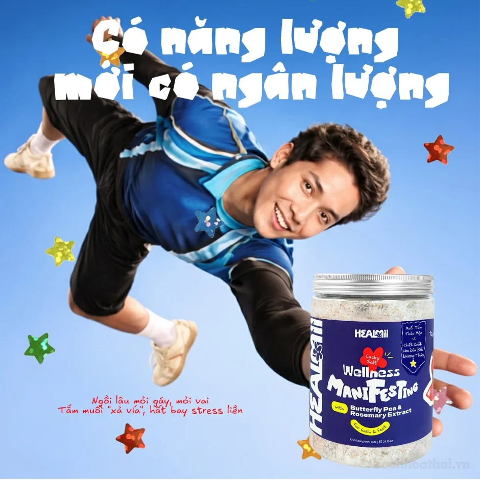 Muối tắm tẩy da chết thảo mộc tự nhiên HEALMII Scrub ảnh 4