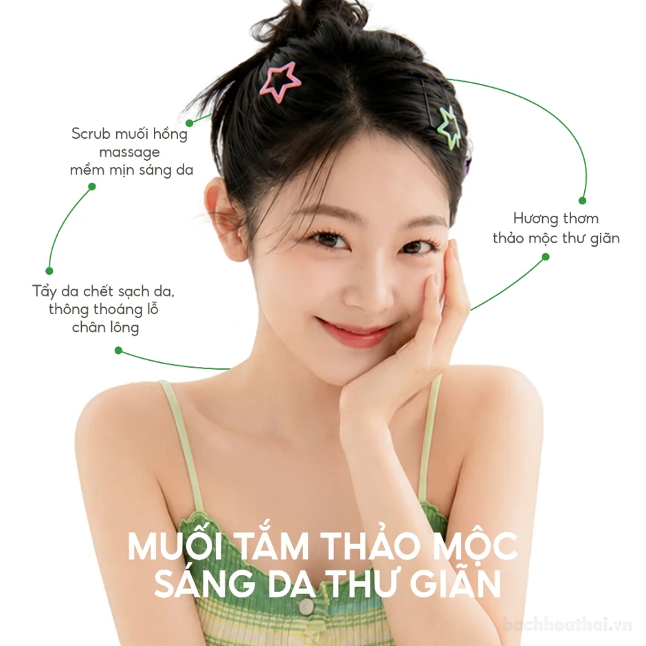 Muối tắm tẩy da chết thảo mộc tự nhiên HEALMII Scrub ảnh 6