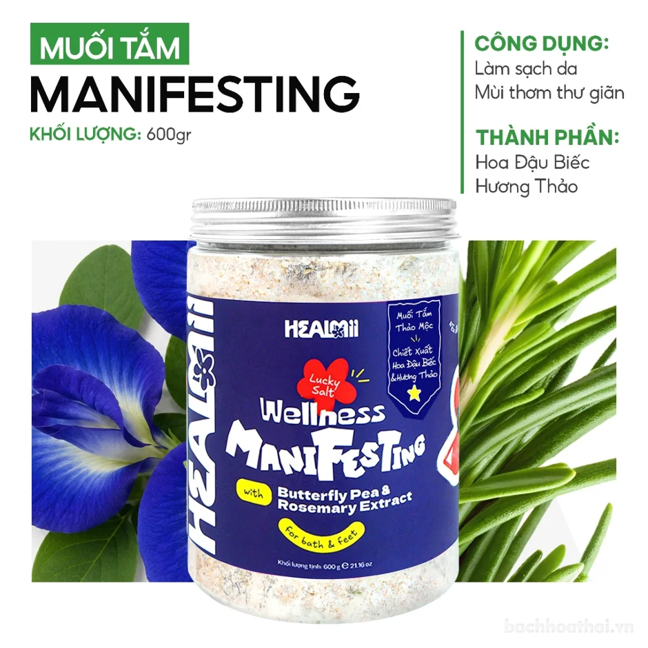 Muối tắm tẩy da chết thảo mộc tự nhiên HEALMII Scrub ảnh 9