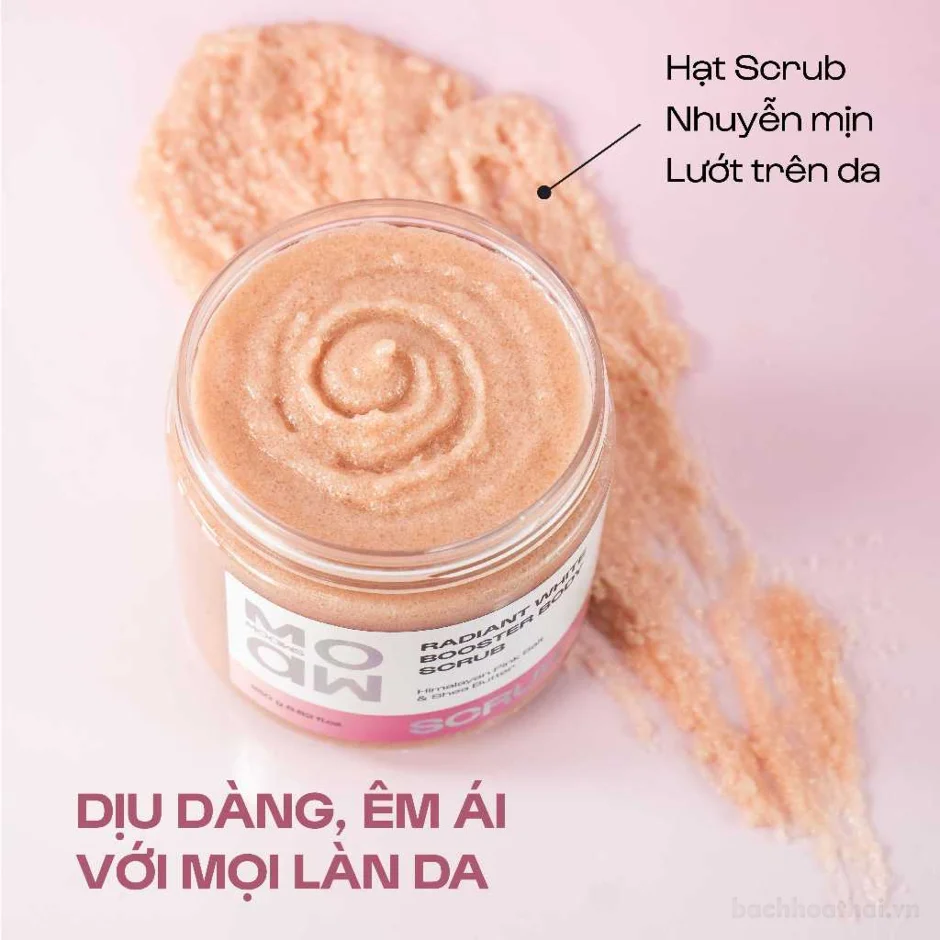 Muối hồng tẩy tế bào chết Body Scrub MOAW MOAWS 250gr ảnh 5