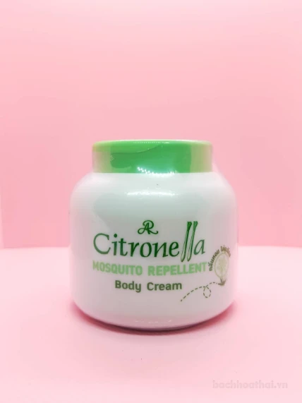 Kem đuổi muỗi AR Mosquito Repellent Citronella Body Cream Thái Lan ảnh 3
