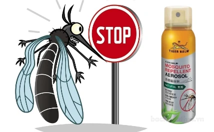 Bình xịt chống muỗi Tiger Balm Mosquito Repellent Aerosol Thái Lan ảnh 7