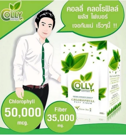 Trà xanh giảm cân Colly Chlorophyll Plus Fiber Thái Lan ảnh 3