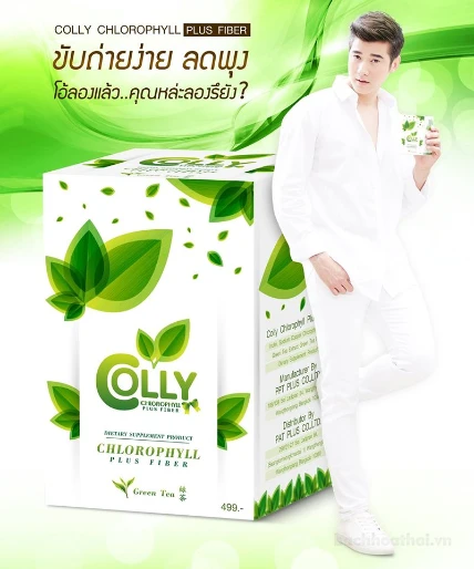 Trà diệp lục giảm cân Colly Chlorophyll Plus Fiber Thái Lan  ảnh 4