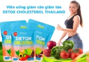 Ảnh sản phẩm Viên khử mỡ giảm cân giấm táo Detox Cholesterol Thái Lan 2